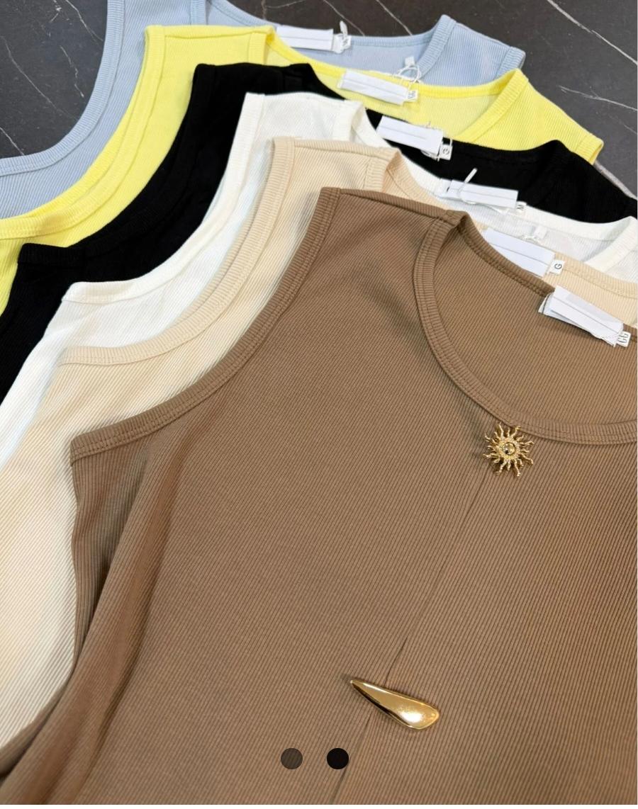 blusa algodao canelado 