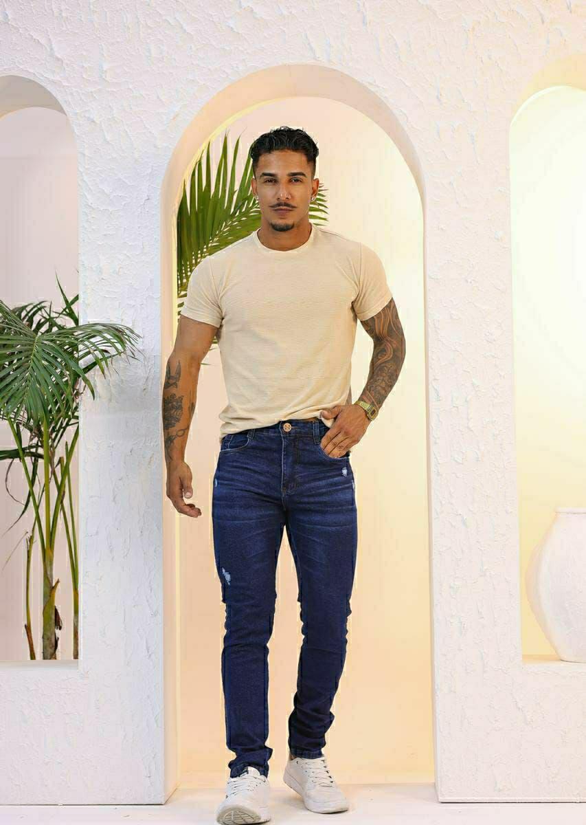 calça masculina destroide