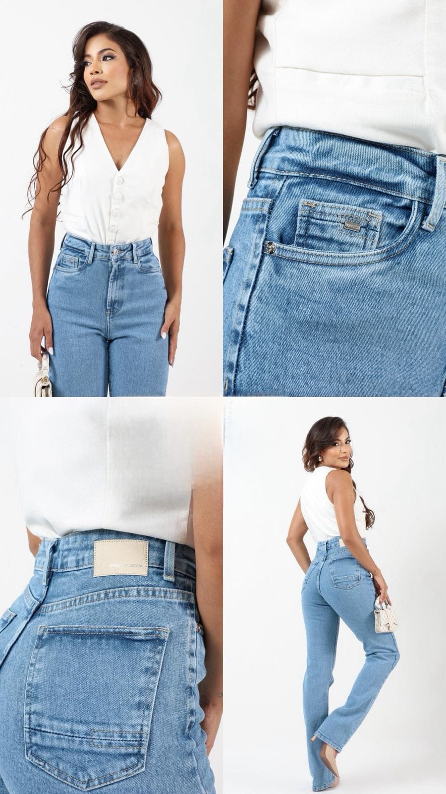calça brytch wide leg S/L