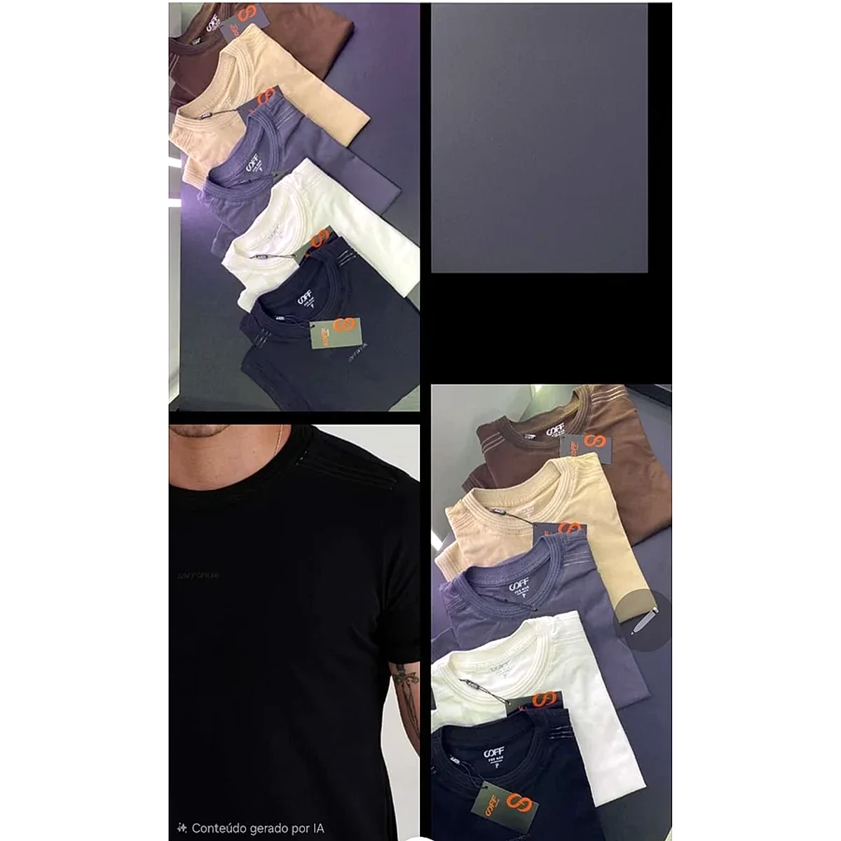 camiseta goff detalhe gola 